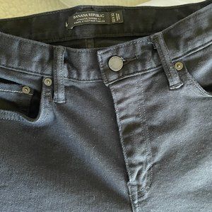 Banana Republic Rapid Movement Denim, Black, 32/32